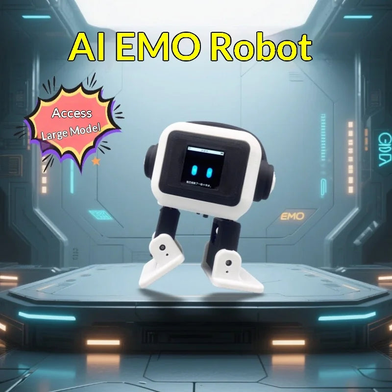AI EMO Smart Companion Robot Toy with Voice Recognition for Emotional ...